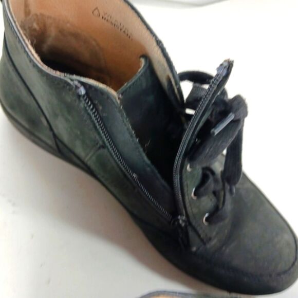 Vionic Women's Shawna Black Nutbuck Ankle Boot Orthopedic Zip Ankle 9 Wide...... - Picture 4 of 14